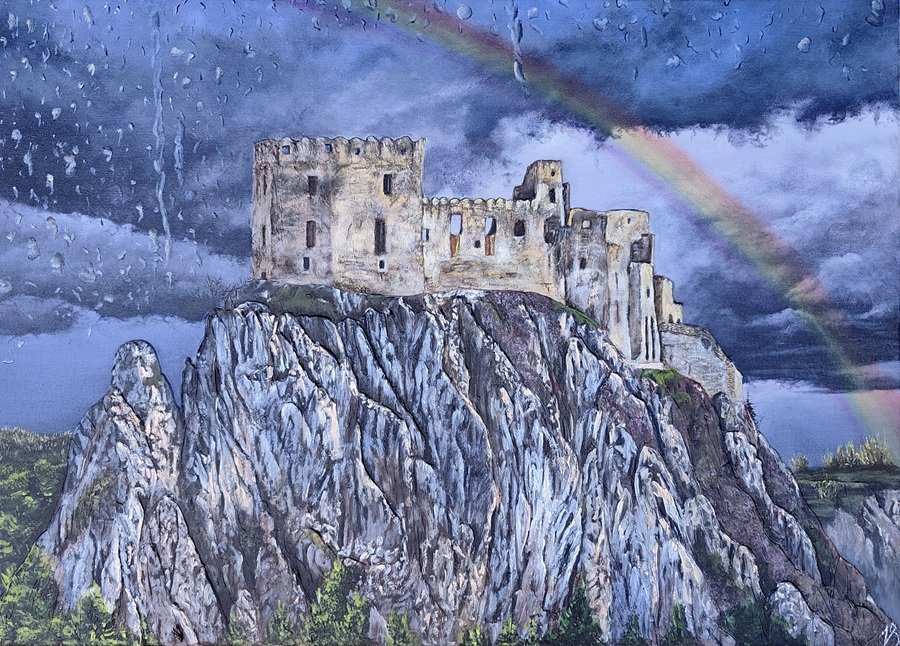 Po búrke (Hrad Beckov)