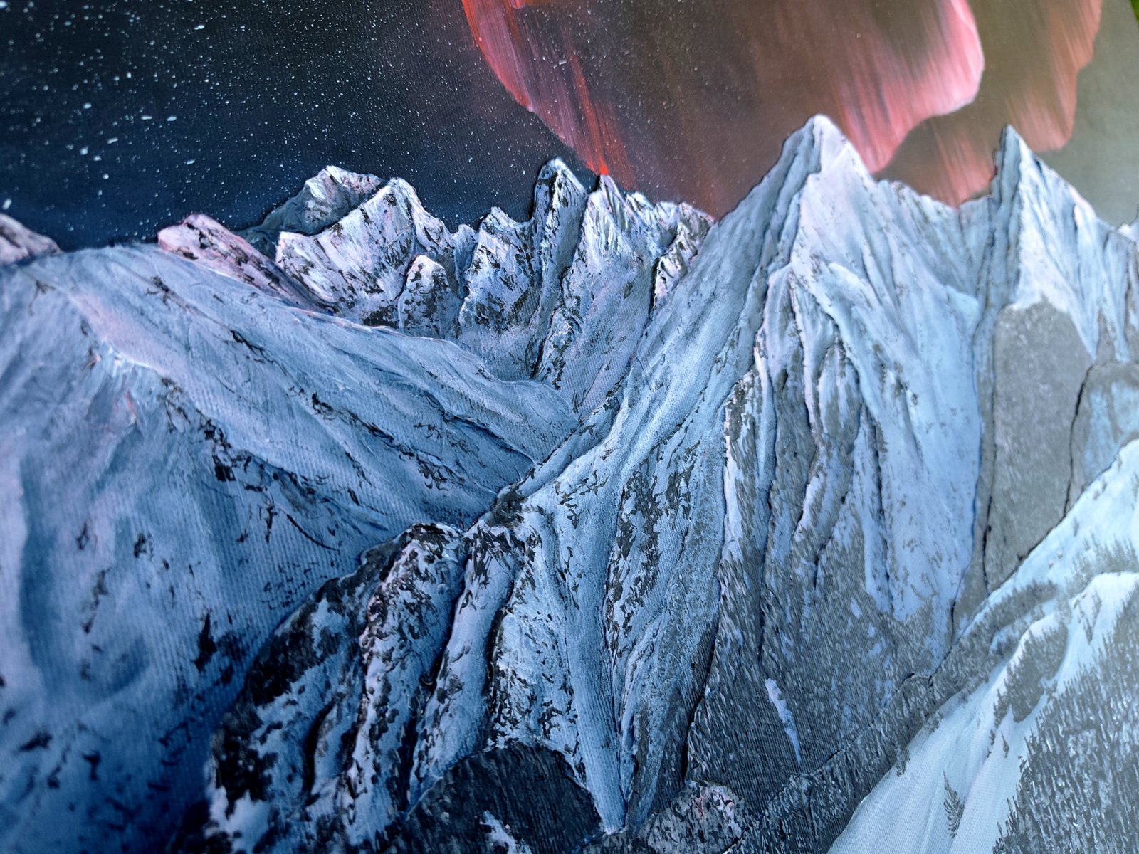 Belianska purpurová noc – detail