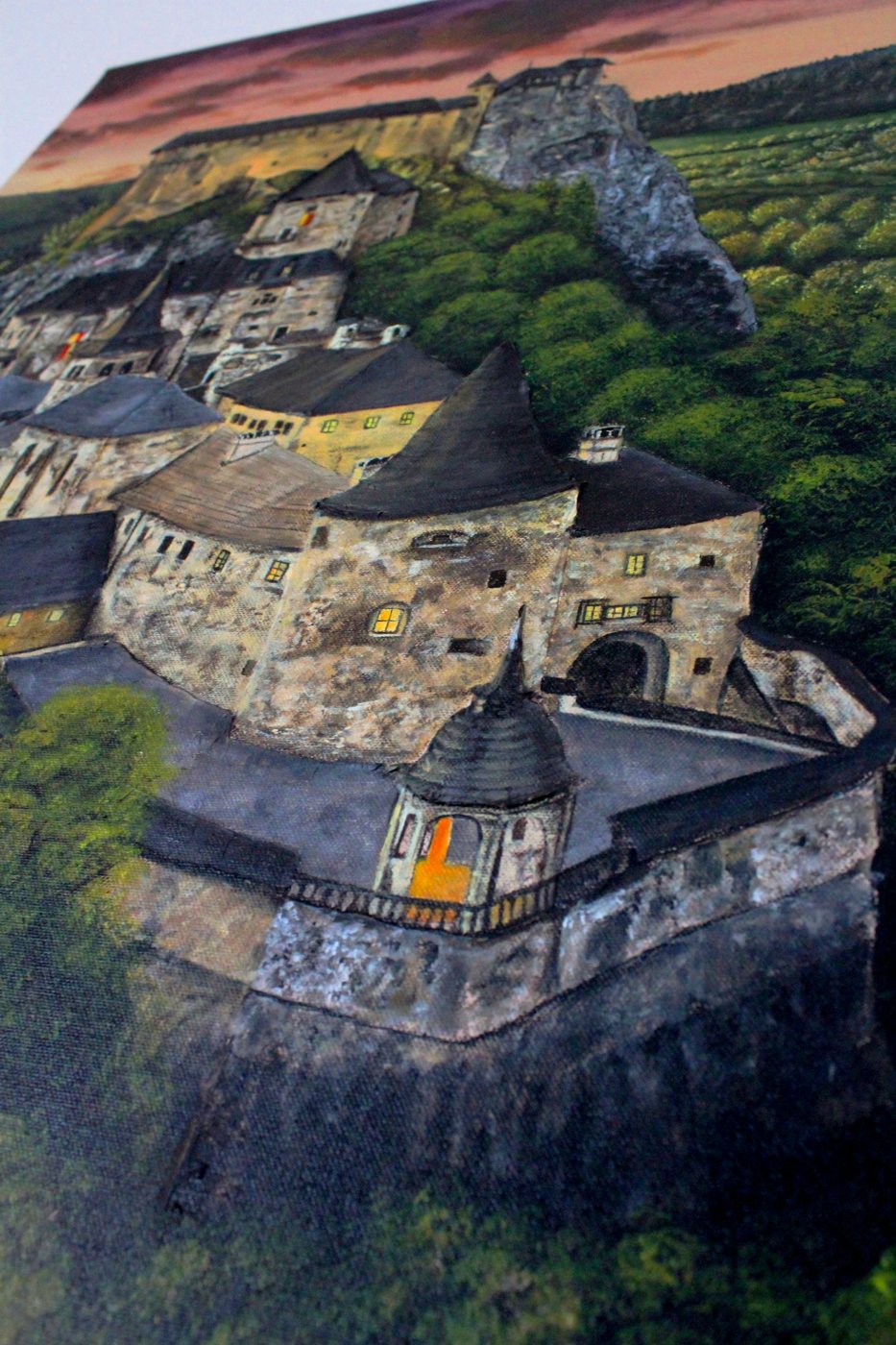 Letný večer na Orave – detail
