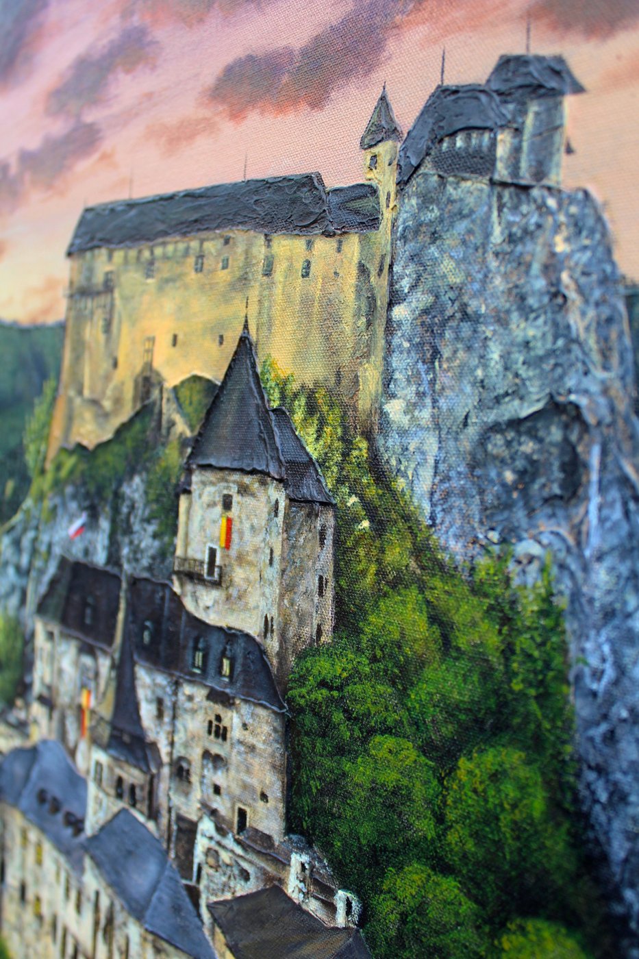 Letný večer na Orave – detail